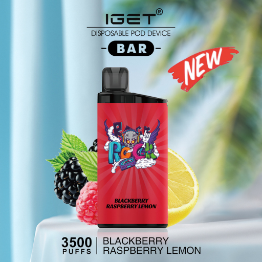 IGET BAR BLACKBERRY RASPBERRY LEMON – 3500 PUFFS