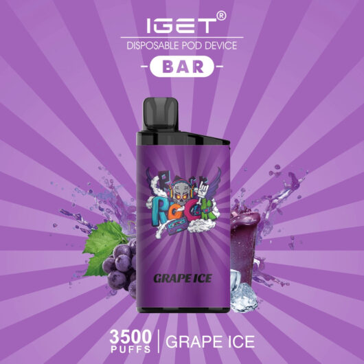 IGET BAR GRAPE ICE – 3500 PUFFS