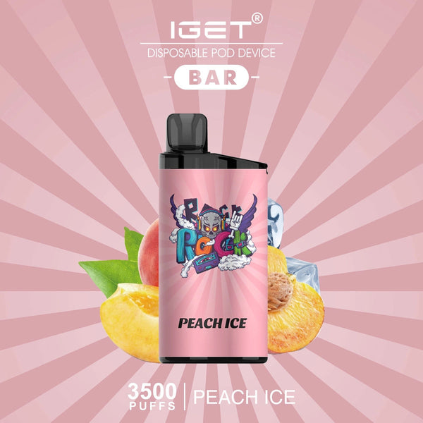 IGET BAR PEACH ICE – 3500 PUFFS